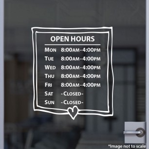 Open Hours Style 33